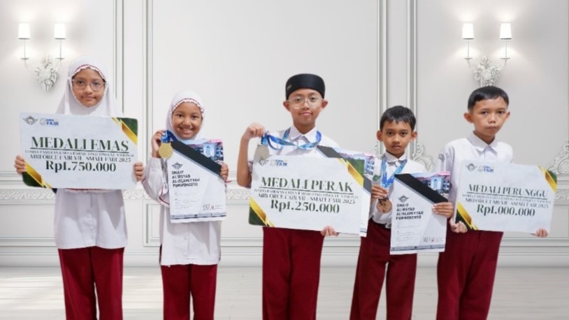 SD Al Irsyad 01 Purwokerto Raih Juara 1, 2, dan 3 Lomba Pameran Karya Ilmiah Nasional